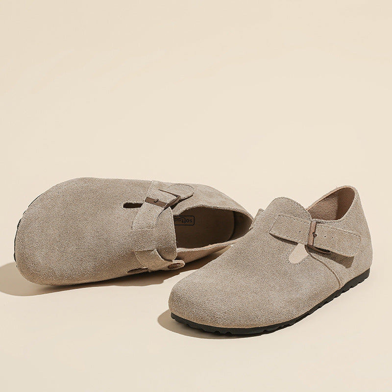 Suede Clogs-Mules for Women and Men, Unisex House Sliper with Arch Support