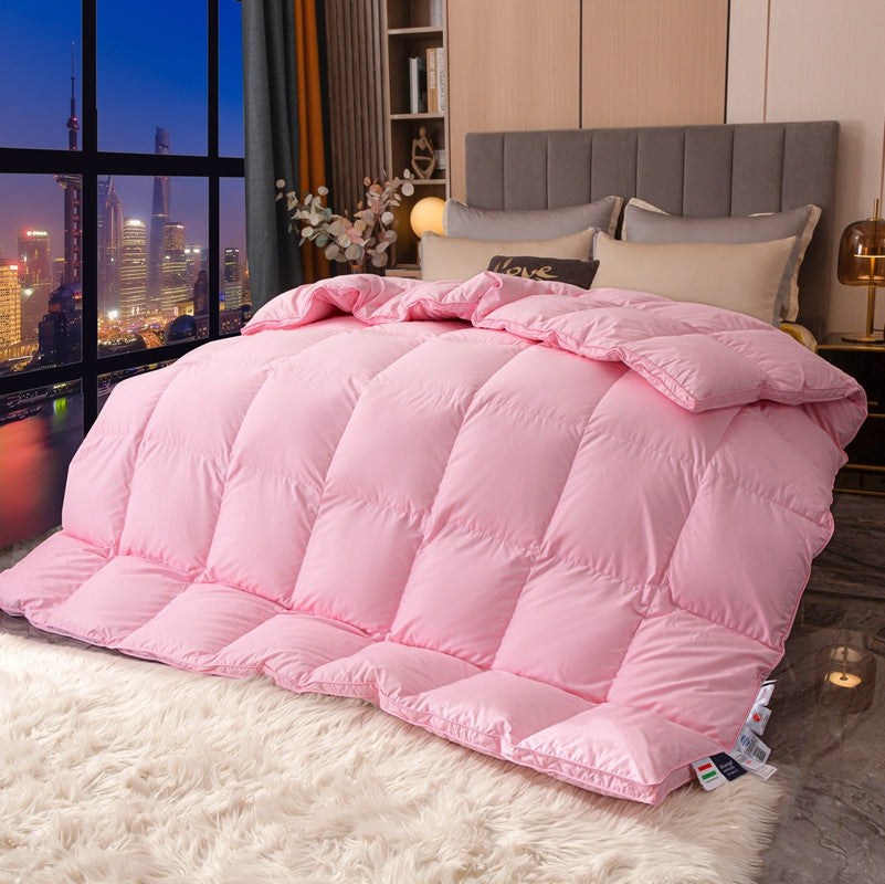 Fluffy Breathable Goose Feathers Down Duvet Down Alternative Ultra-Soft Fill-Power Hotel Collection Bedding Comforter