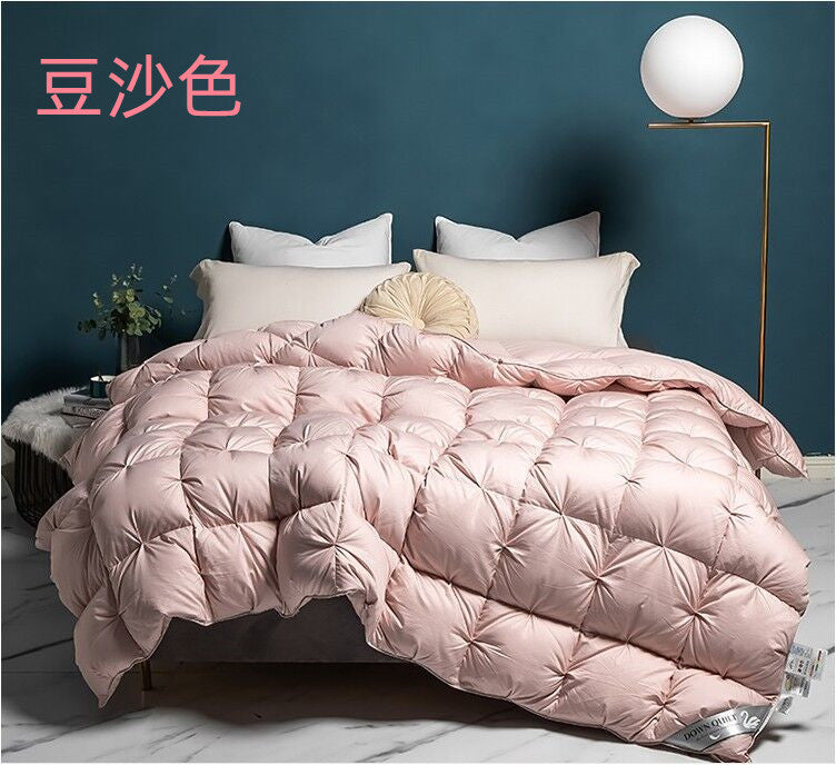 Fluffy Breathable Goose Feathers Down Duvet Down Alternative Ultra-Soft Fill-Power Hotel Collection Bedding Comforter