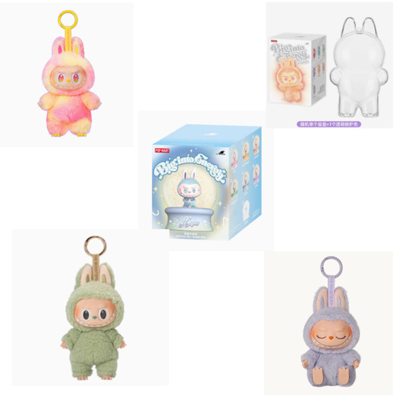 4 Plush Keychain Dolls + 1 Crystal Ball (100% Authentic)