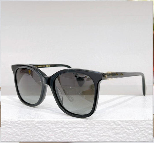 Black Rectangular Frame Sunglasses