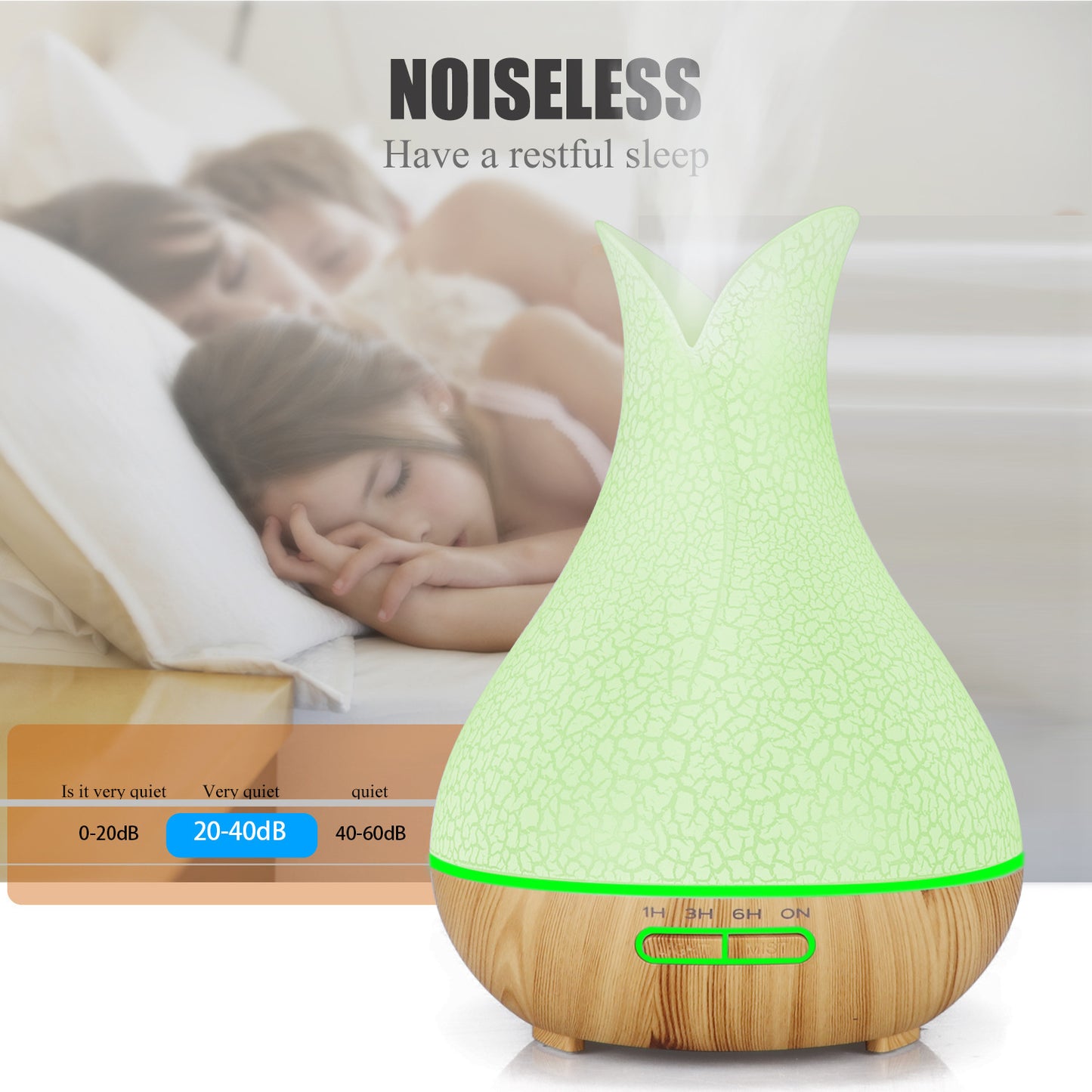 Crack colorful aroma diffuser humidifier aroma vase petal incense machine