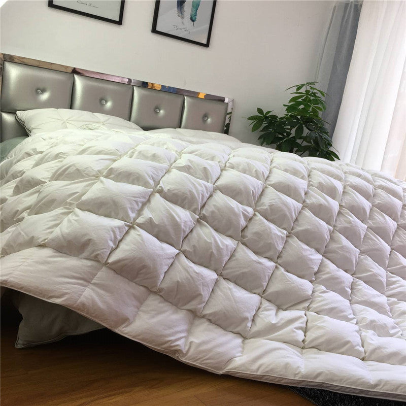 Hotel 95% white goose down winter quilt hanging goose down quilt Hungarian goose down spring and autumn quilt thickened warm bread quilt core
