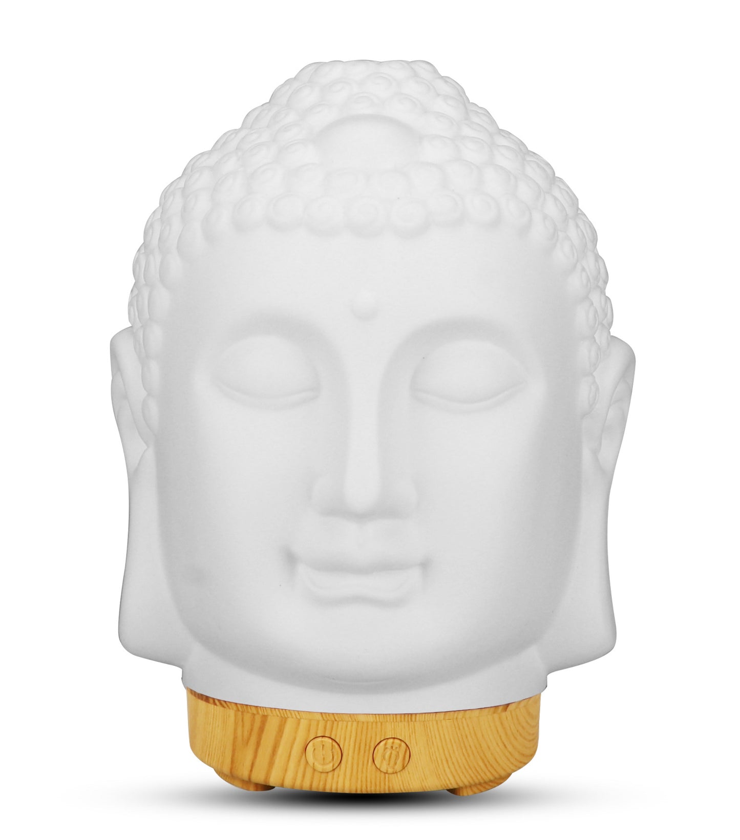 Ceramic Buddha head aroma diffuser, USB ultrasonic essential oil aromatherapy humidifier
