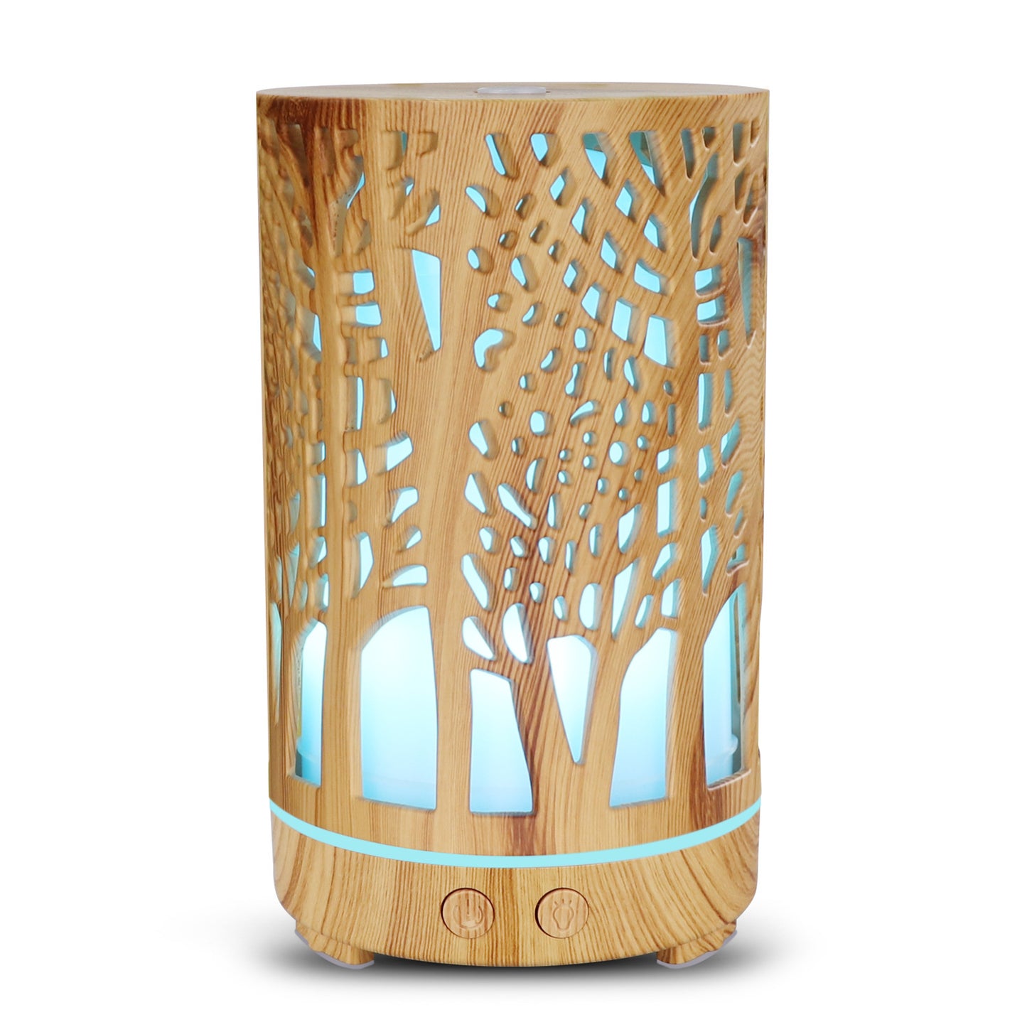 Hollow aroma diffuser ultrasonic atomizer household colorful night light desktop essential oil aromatherapy humidifier