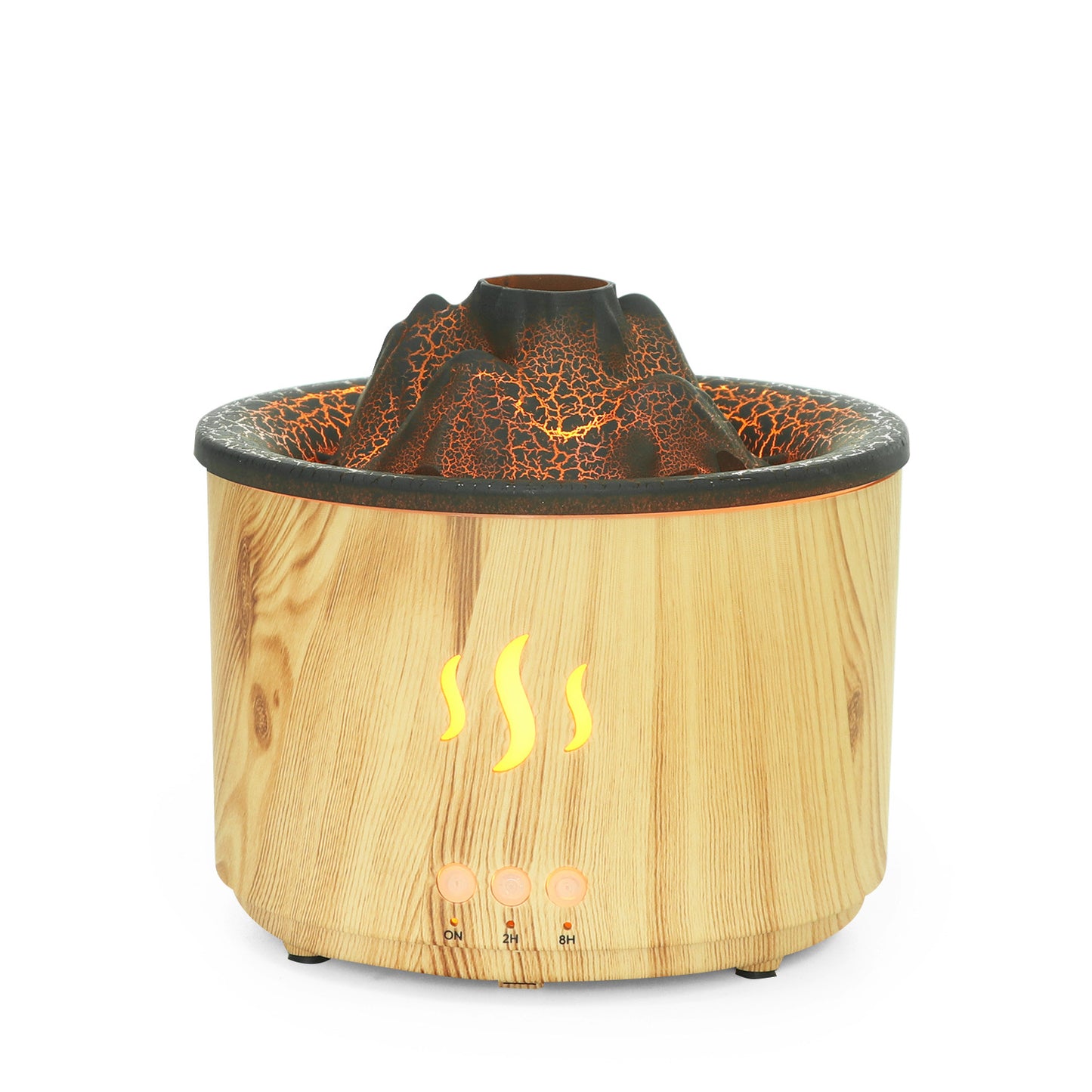 Spit ring volcanic aromatherapy wood grain crack humidifier essential oil aroma diffuser household spray ring aroma diffuser