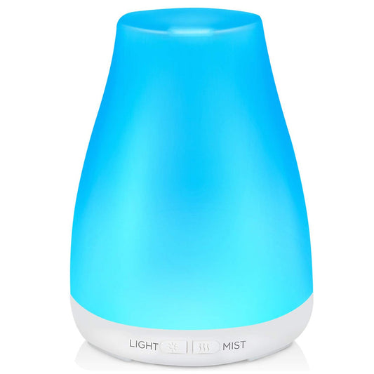 100ML Diffusers for Essential Oils Aromatherapy Diffuser Cool Mist Humidifier with 7 Colors LED Lights for Home Office Room