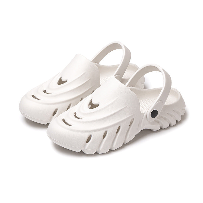 Garden men's sandals non-slip Baotou driving slippers beach shoes breathable foot odor