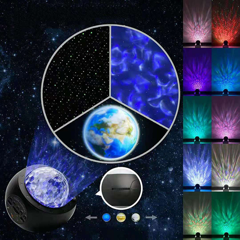 LED Star Light Projector Night Nights Blueteeth USB Music Player Starry Sky Porjectors Nightlight for Bedroom Luminaria