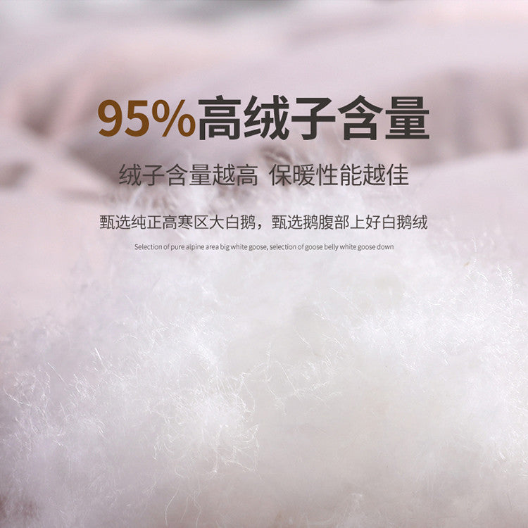 95% white goose down duvet thickened comforter for winter