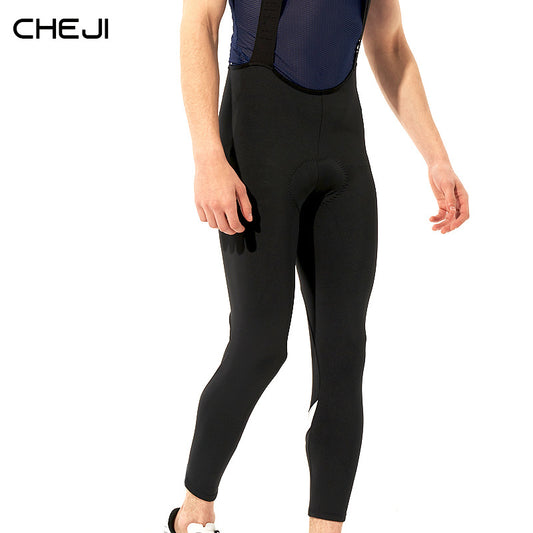 Trail Cycling pants winter fleece bib trousers