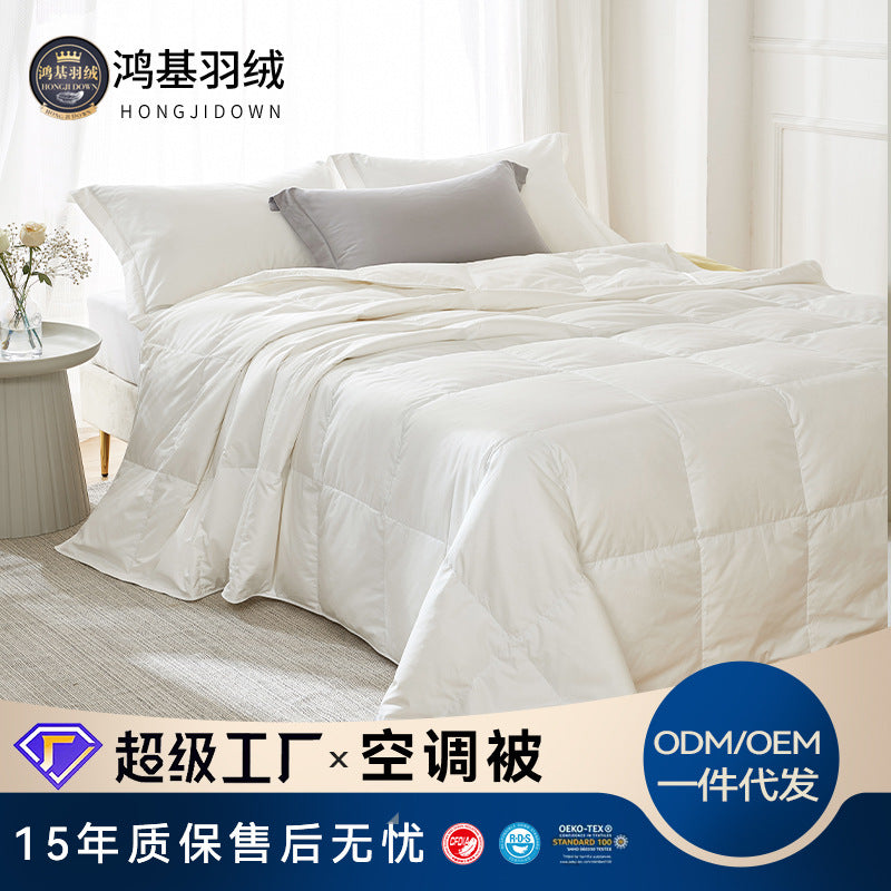 95 white goose down light and thin air conditioner duvet insert breathable summer washable