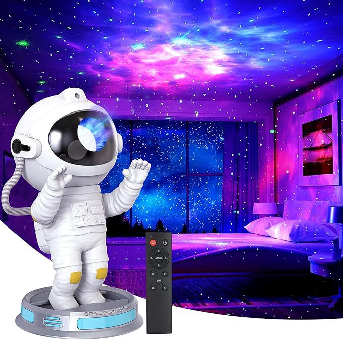Astronaut starry sky projection lamp full of stars laser projection gift atmosphere light astronaut starry sky lamp