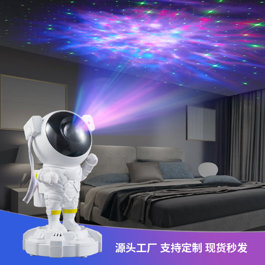 Popular astronaut starry sky projection lamp, creative gifts, starry atmosphere lights, astronaut starry sky lights, night lights